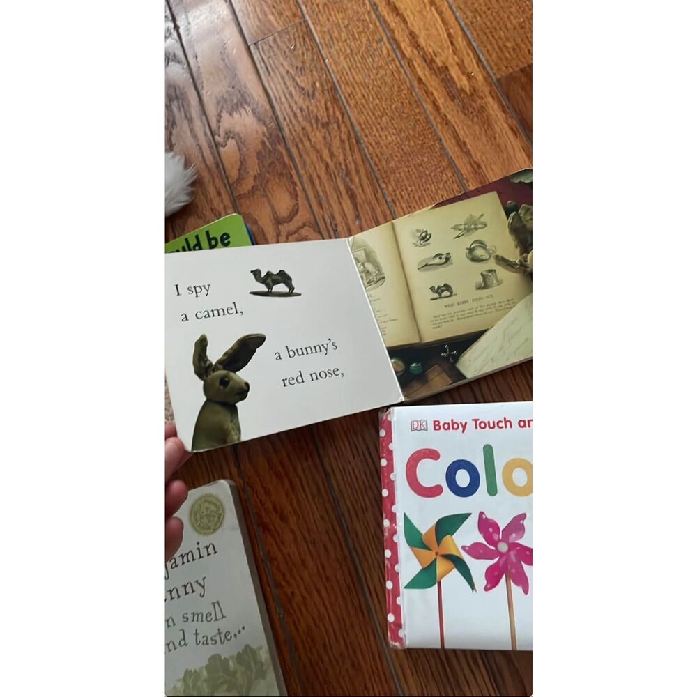 Set of 4 Adorable mini baby and toddler books for learning I spy ,Benjamin bunny - Picture 9 of 13